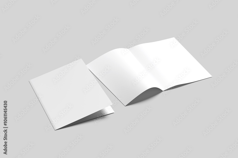 BLANK A4 BIFOLD WHITE BLANK A4 BIFOLD WHITE