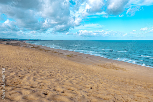 Dunes and sea
