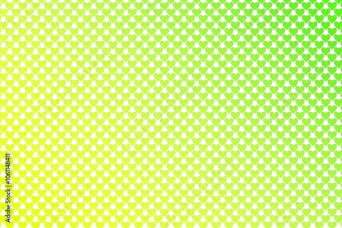 green and yellow hearts, green texture, green fabric, orange pattern, pattern with hearts, green, wallpaper, background, green background, glow, glow background, light, disco, yellow, pattern, bright