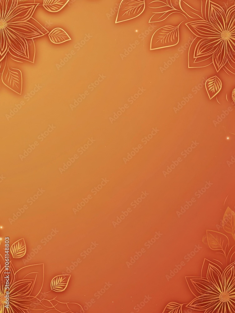 Naklejka premium Free indian flower pattern rangoli background