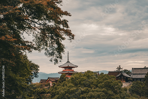 Old Japanese temples