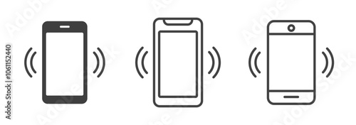 アイコン セット 電話 スマートフォン 連絡 白 背景