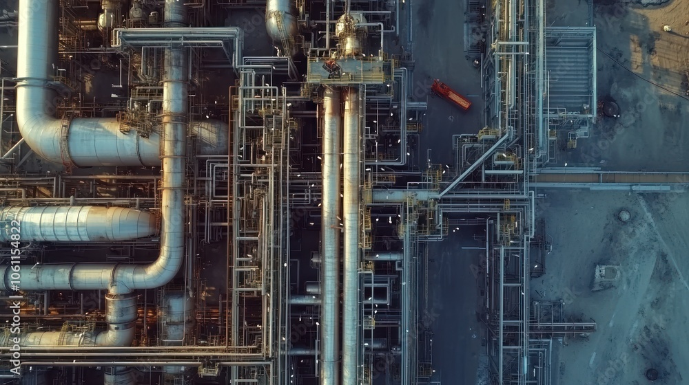 Aerial View of Industrial Complex Aerial View of Industrial Complex