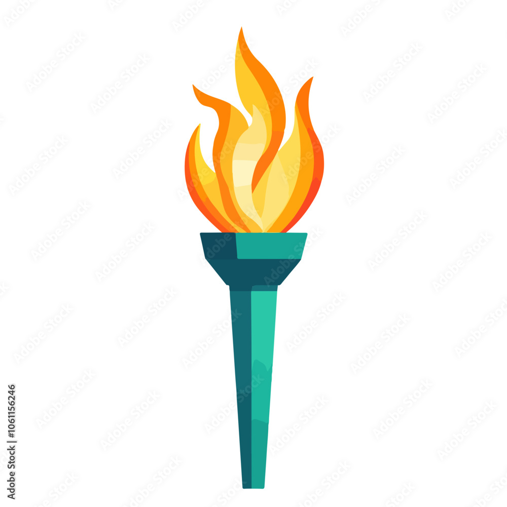 Torch vector illustration Torch vector illustration