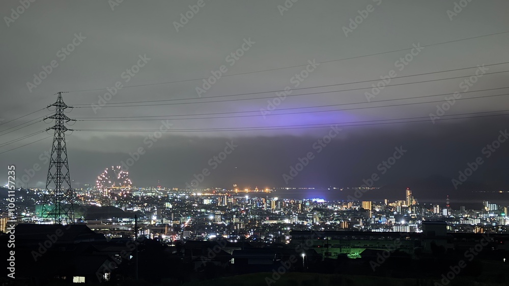 Fototapeta premium view of the city