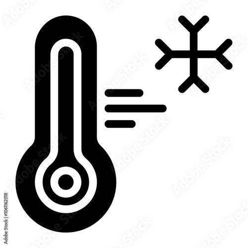 Cold solid icon
