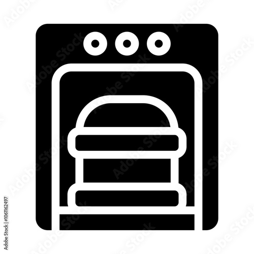 Cremation solid icon
