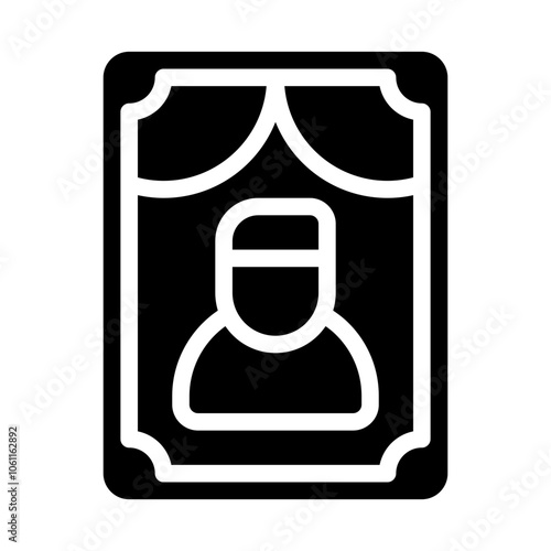 Deceased solid icon