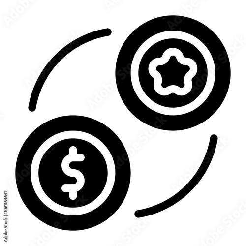 Exchange solid icon