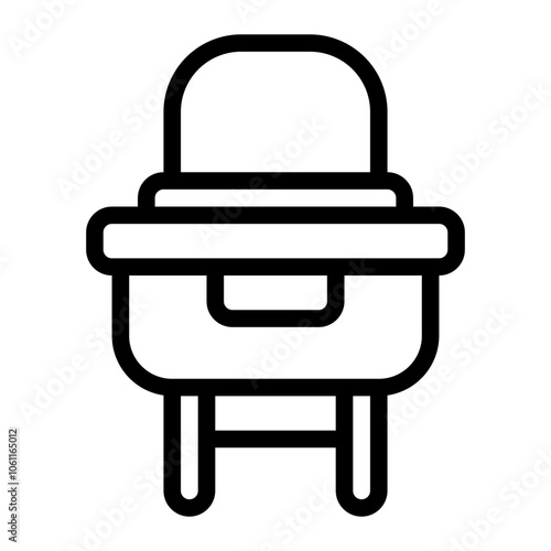 High Chair line icon