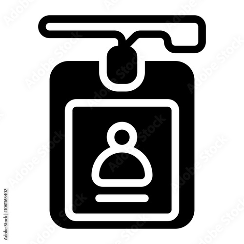 Id Card solid icon