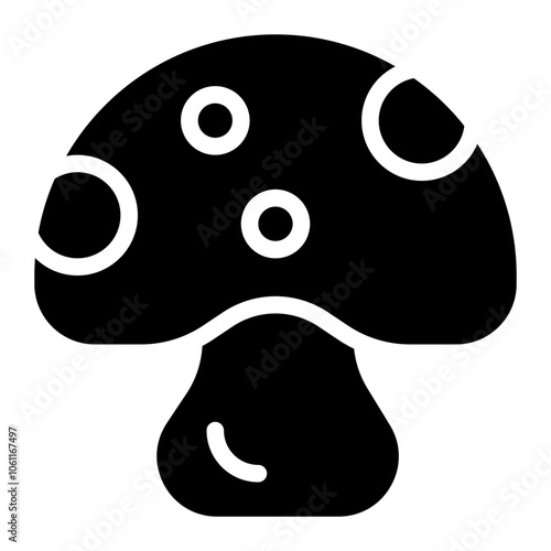 Mushroom solid icon