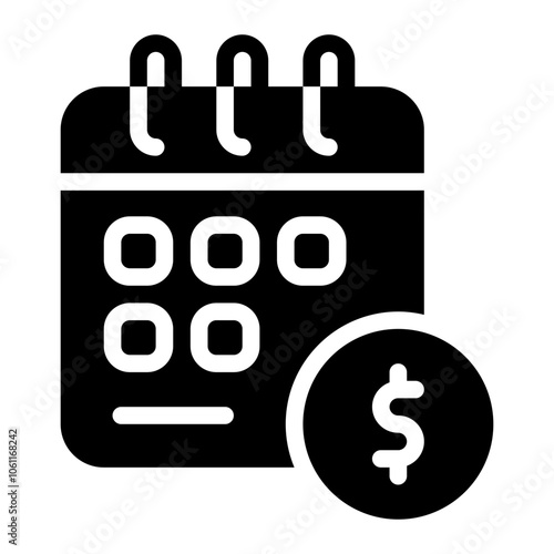 Paid solid icon