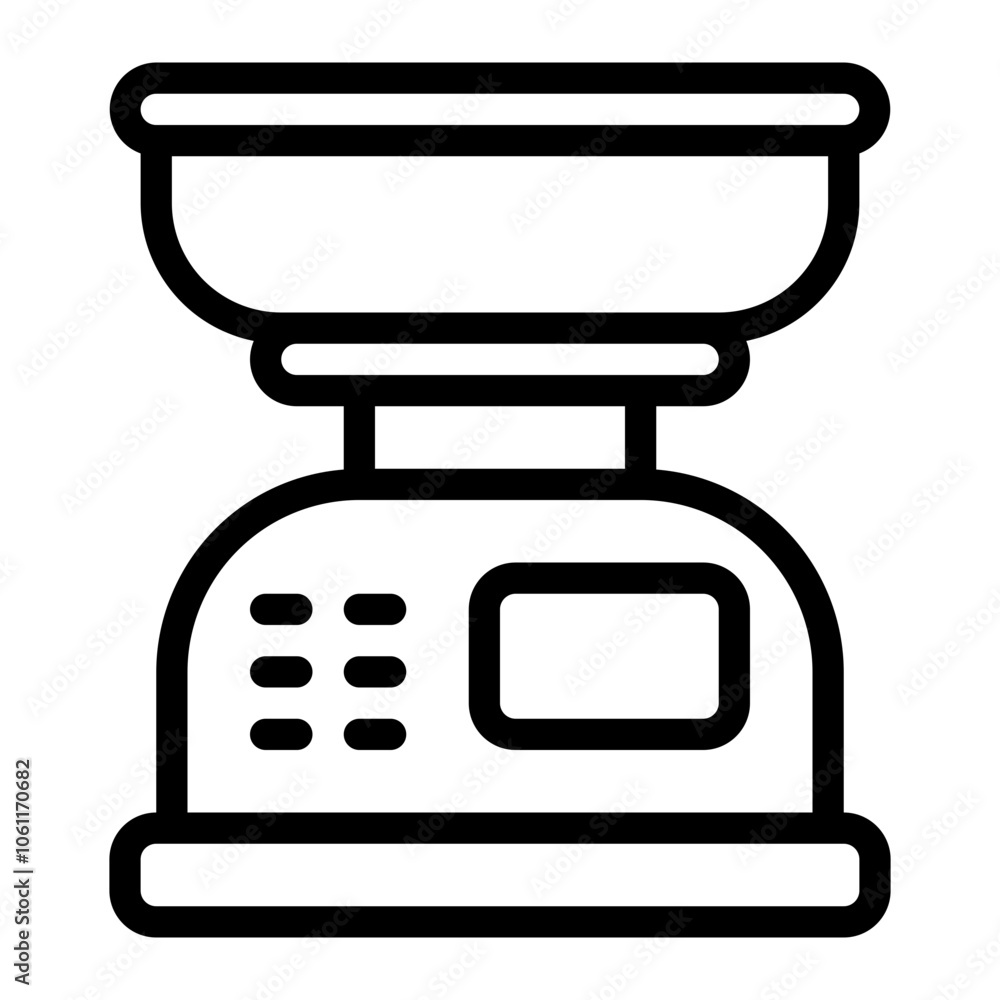 Scales line icon Scales line icon