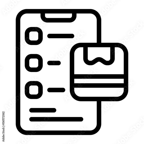 Tablet line icon