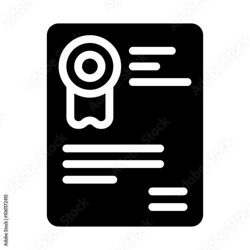 Testament solid icon