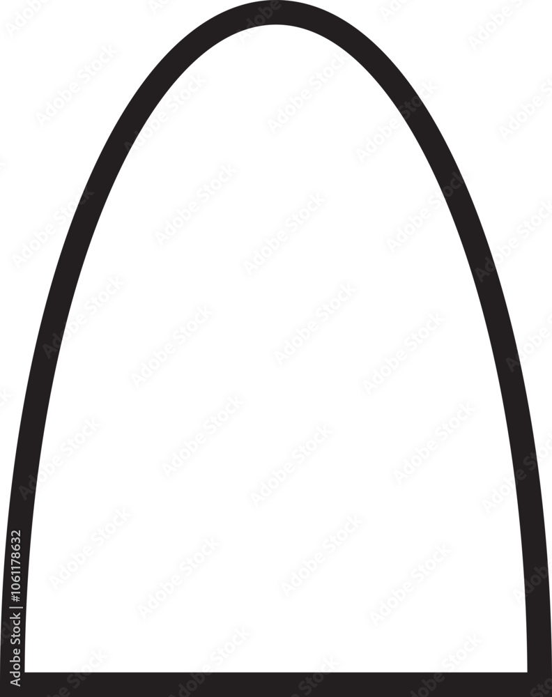 arch shape geometry line arch shape geometry line