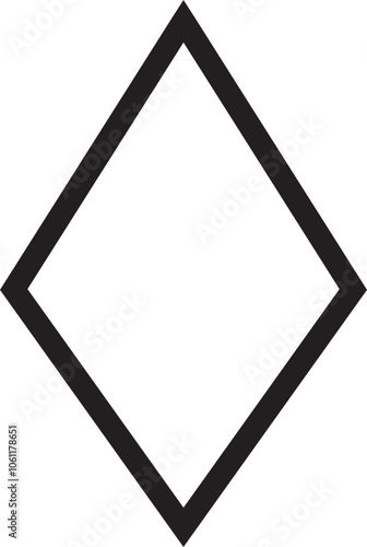 diamond shape geometry line