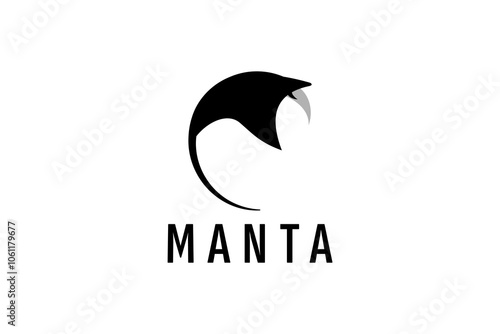 stingray logo vector icon illustration