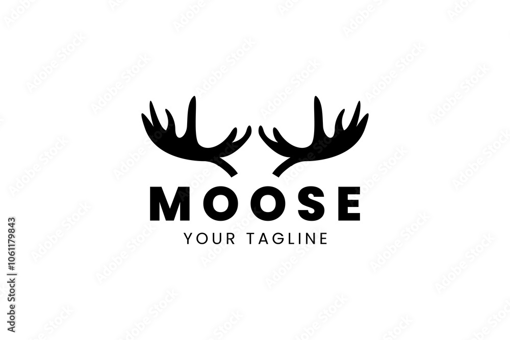 moose logo vector icon illustration moose logo vector icon illustration