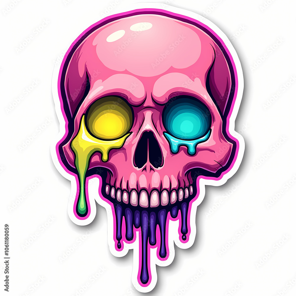 Fototapeta premium illustration of skull