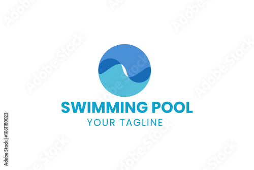 Swimming logo designs vector, Creative Swimmer logo Vector