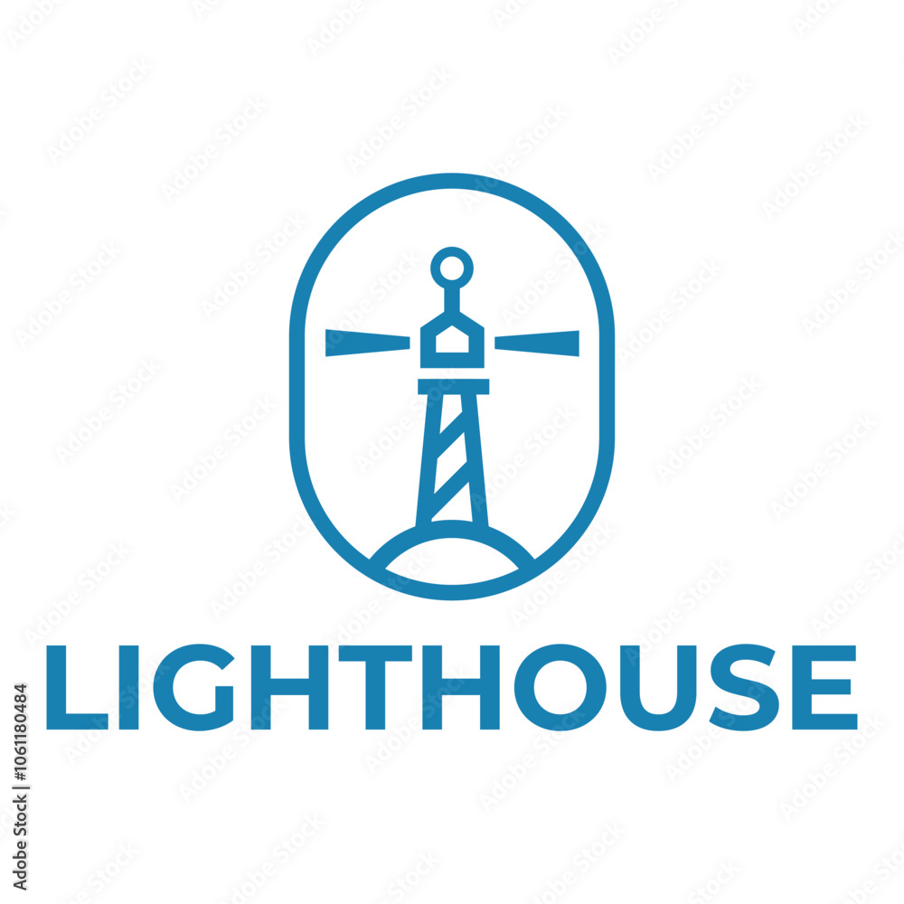 abstract lighthouse flat minimalist logo design abstract lighthouse flat minimalist logo design