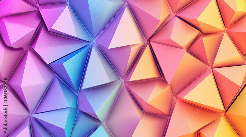 Abstract Geometric Pattern with Vibrant Gradient Colors Abstract Geometric Pattern with Vibrant Gradient Colors
