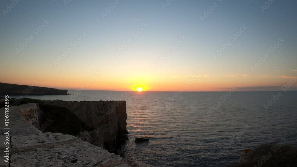 TIMELAPSE ATARDECER Mallorca españa TIMELAPSE ATARDECER Mallorca españa