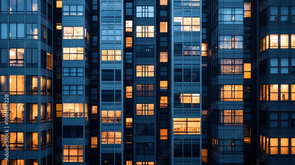 A cityscape at night with illuminated office buildings, symbolizing global commerce and financial centers. A cityscape at night with illuminated office buildings, symbolizing global commerce and financial centers.