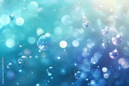 Underwater with bubbles. Great for backgrounds