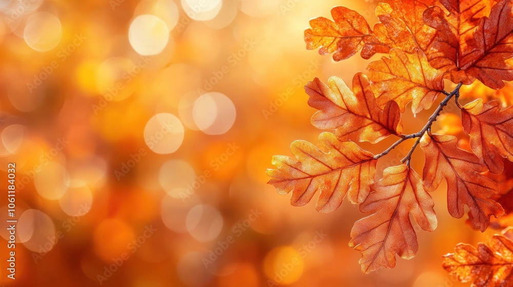 A close-up of autumn leaves against a blurred orange background, evoking seasonal beauty. A close-up of autumn leaves against a blurred orange background, evoking seasonal beauty.