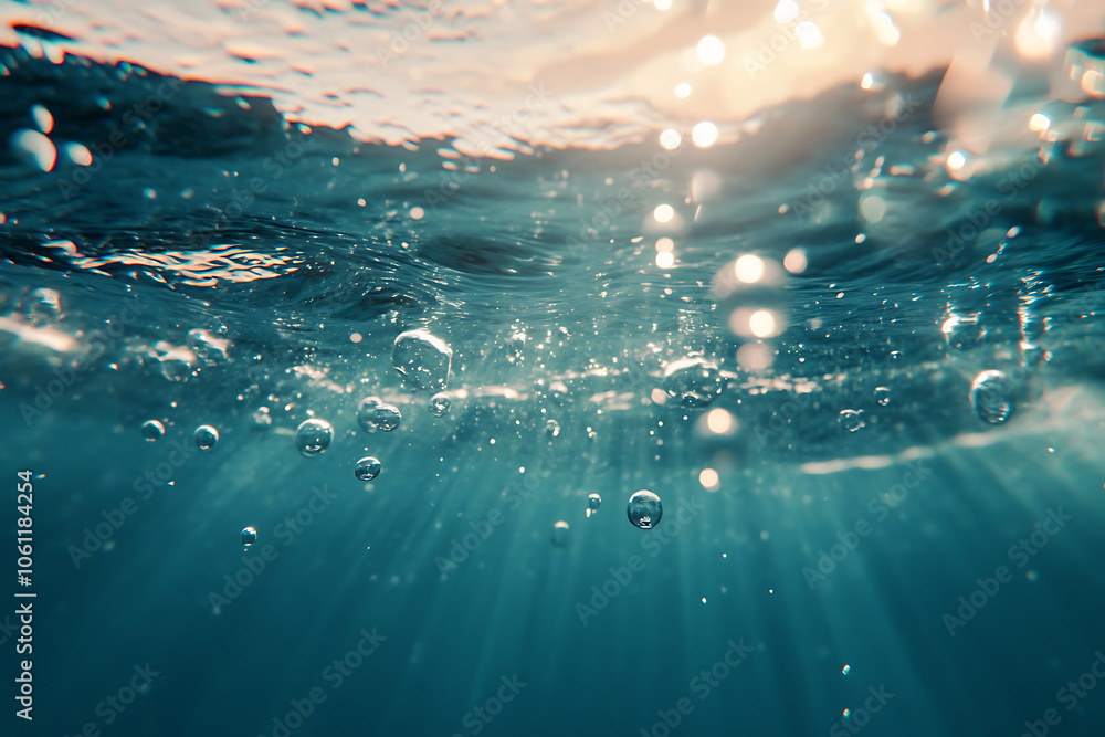 Underwater with bubbles. Great for backgrounds Underwater with bubbles. Great for backgrounds