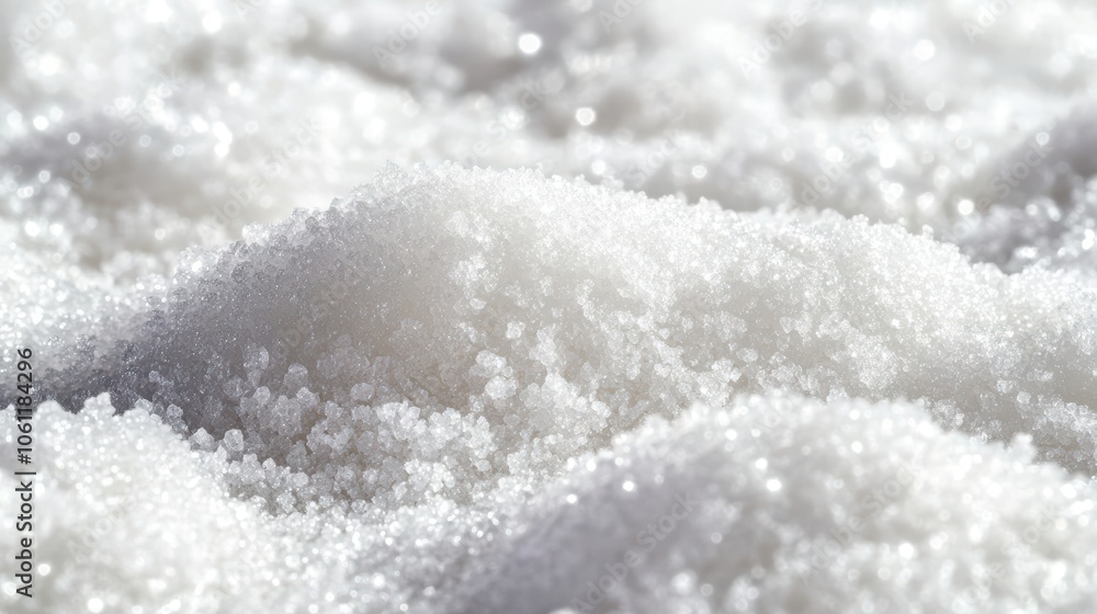 Close-Up of Granulated Sugar Texture Close-Up of Granulated Sugar Texture