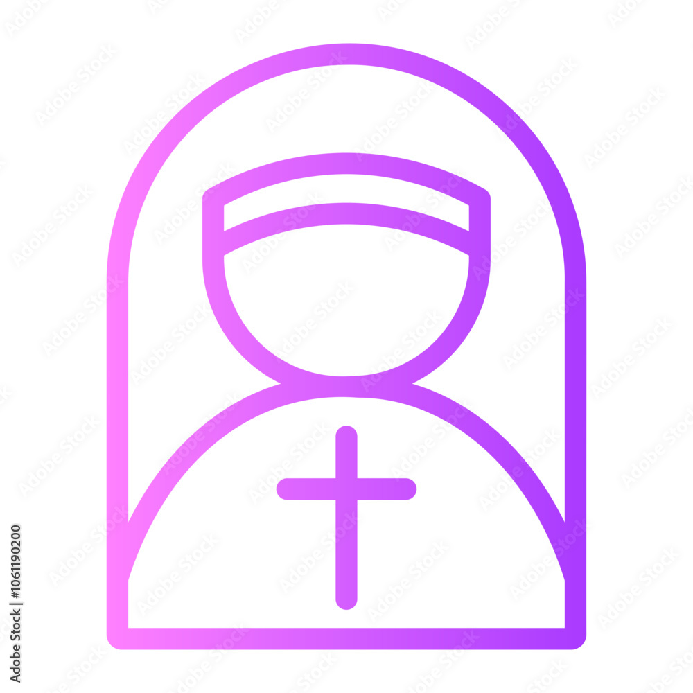 Fototapeta premium nun