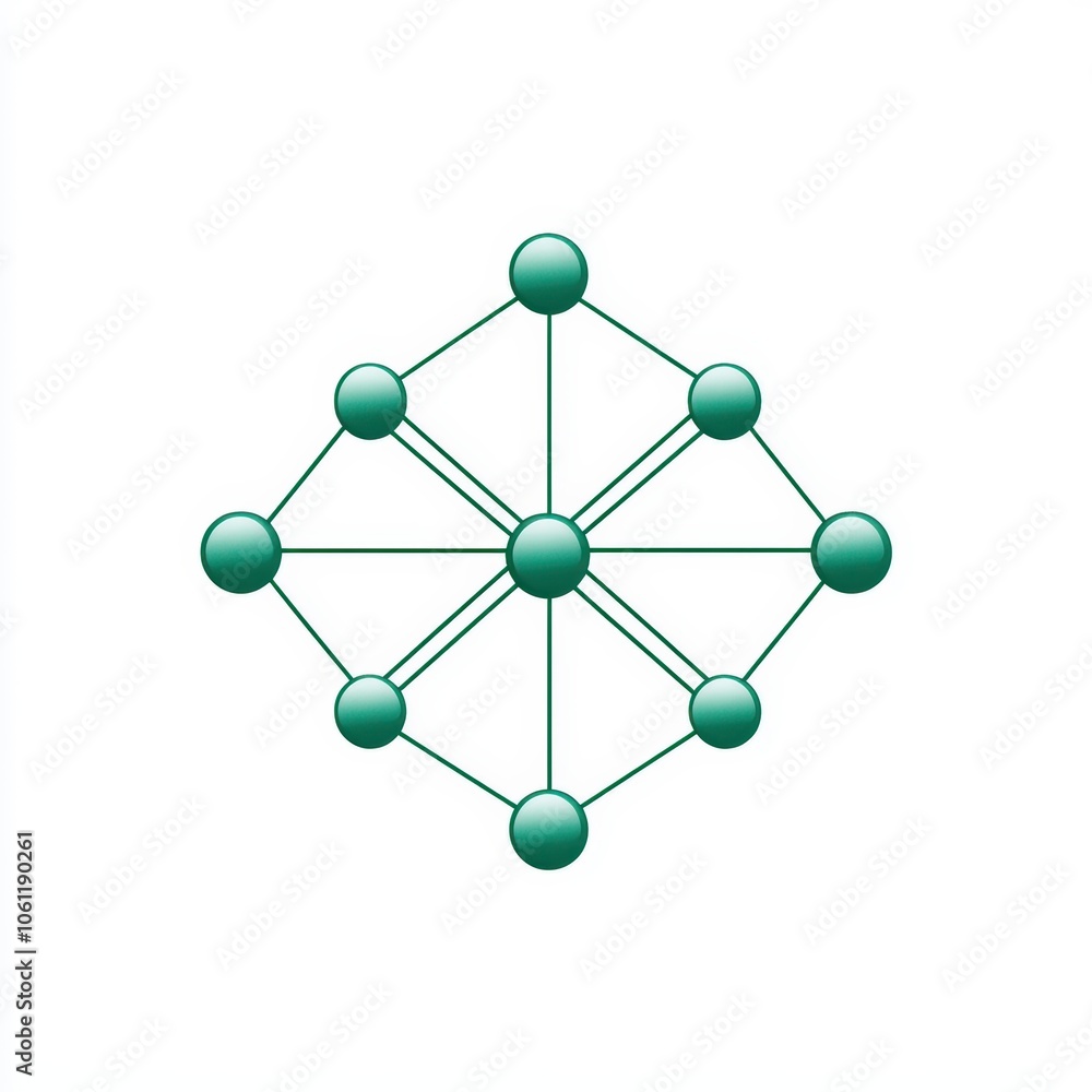Abstract geometric network design on a white isolated background. Abstract geometric network design on a white isolated background.