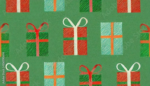 Colorful Holiday Gift Pattern