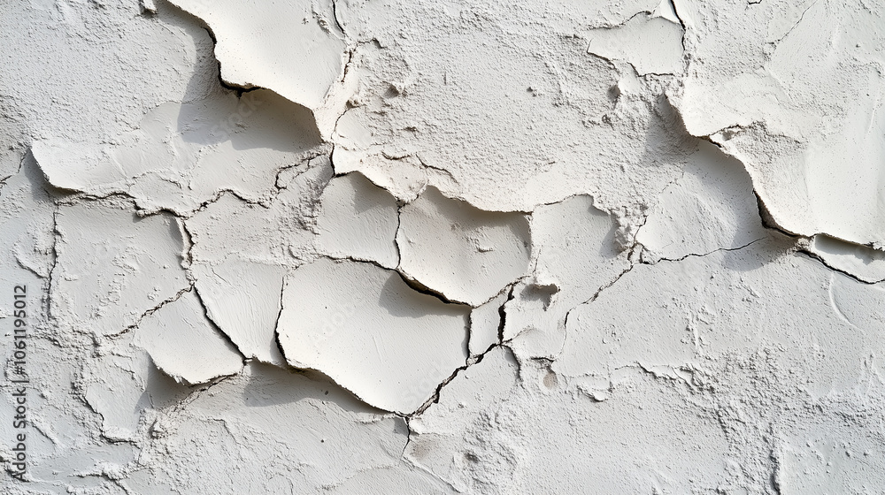 A close-up of a cracked and weathered wall, showing the effects of time and the elements A close-up of a cracked and weathered wall, showing the effects of time and the elements