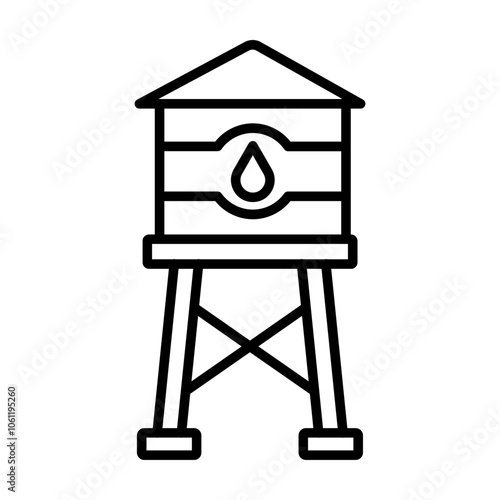 Water Tower Icon