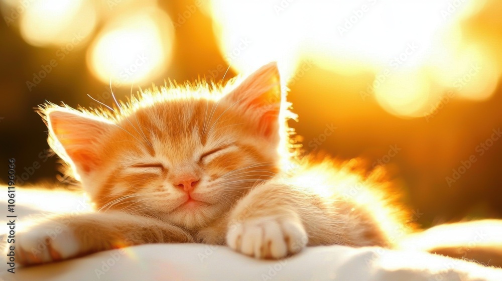 Sunbathing Whiskers: A High-Definition Feline Delight Sunbathing Whiskers: A High-Definition Feline Delight