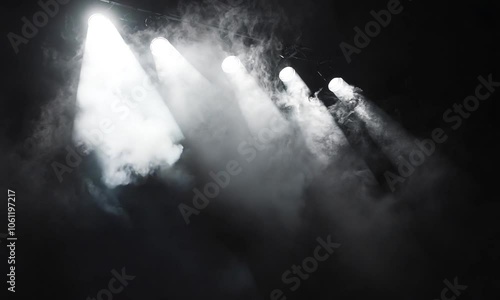 Wallpaper Mural Dramatic lighting effects with smoke create an atmospheric scene. Torontodigital.ca