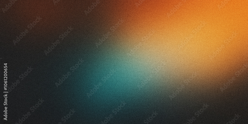 Grainy gradient background in orange, green and black colors. Noise texture. abstract orange green black gradient. background design. colorful background with space for design. banner, poster Grainy gradient background in orange, green and black colors. Noise texture. abstract orange green black gradient. background design. colorful background with space for design. banner, poster