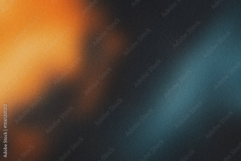 Grainy gradient background in orange, green and black colors. Noise texture. abstract orange green black gradient. background design. colorful background with space for design. banner, poster Grainy gradient background in orange, green and black colors. Noise texture. abstract orange green black gradient. background design. colorful background with space for design. banner, poster