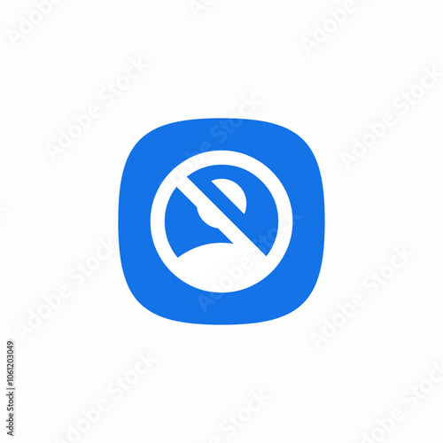 no user icon sign vector