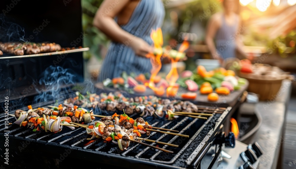 Naklejka premium Discover the joy of outdoor events a product enhancing fun at festivals and farmers markets