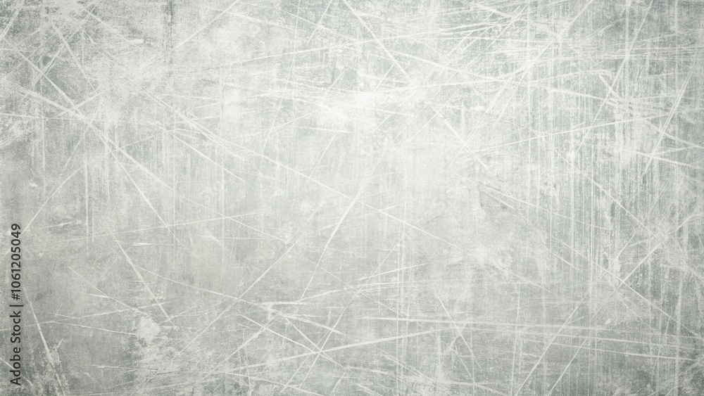 Naklejka premium Heavily Scratched Light Grey Background with Textured Pattern for Modern Design, Abstract Art, and Creative Projects