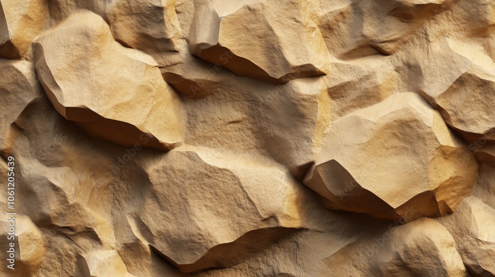 Sandstone surface detailed jagged edges erosion patterns rugged texture. AI generated Sandstone surface detailed jagged edges erosion patterns rugged texture. AI generated