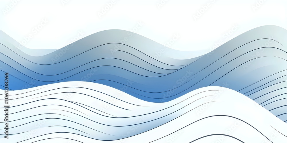 A serene abstract representation of flowing waves in varying shades of blue and white, creating a calm and tranquil atmosphere that evokes a sense of peace. A serene abstract representation of flowing waves in varying shades of blue and white, creating a calm and tranquil atmosphere that evokes a sense of peace.