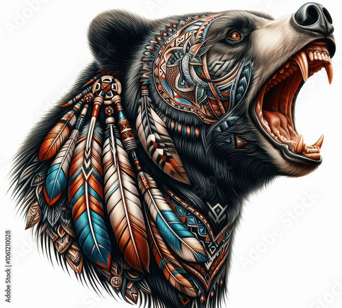 TRIBAL TATOO トライバル タトゥ 熊 bear photo