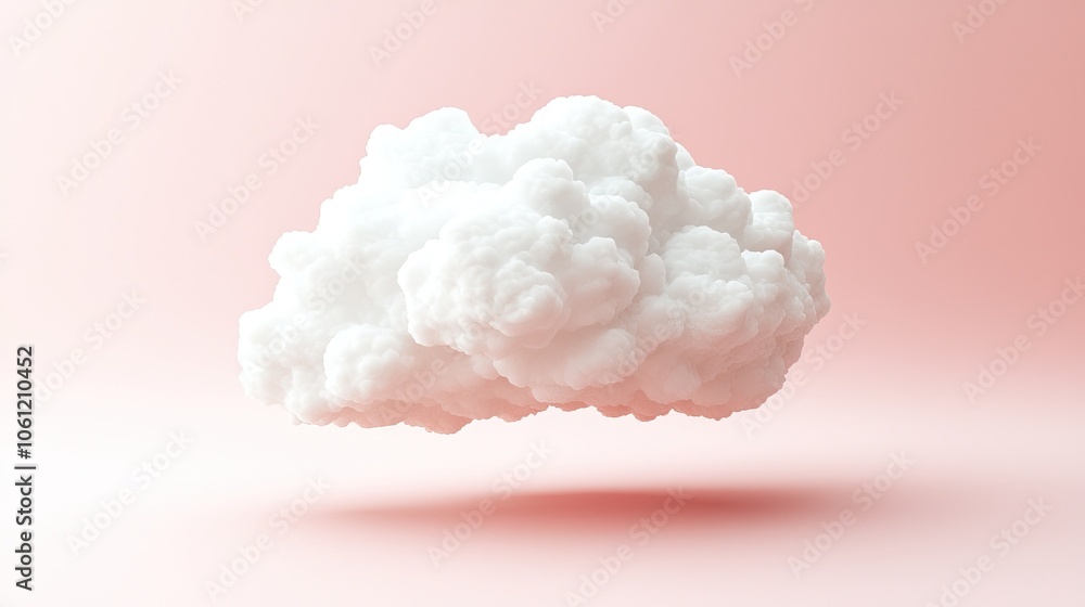 A fluffy white cloud floating against a soft pink background, symbolizing tranquility and nature. A fluffy white cloud floating against a soft pink background, symbolizing tranquility and nature.